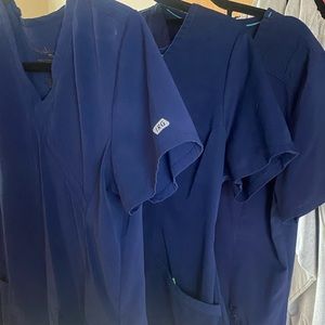 Navy blue scrubs